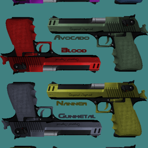 Uber colorful Desert Eagle variant pack
