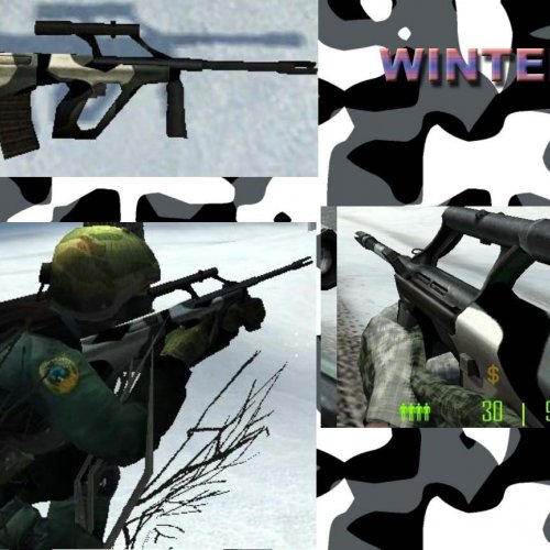 Three AUG Camo