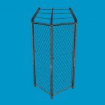 chainlink_fence_wire_turn