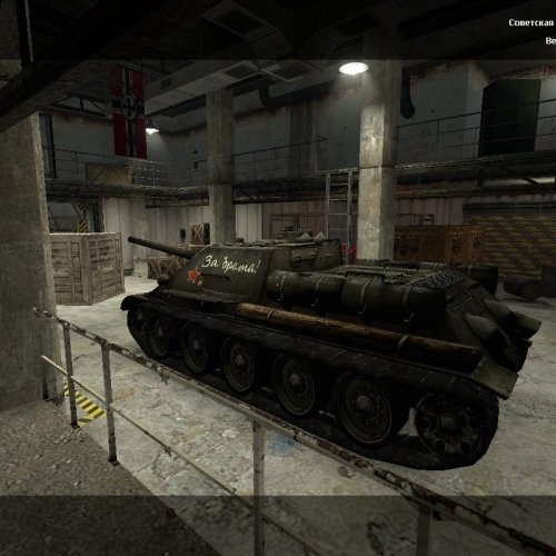 Soviet_Su-100_rep.tiger_tank_snow(_MAP)