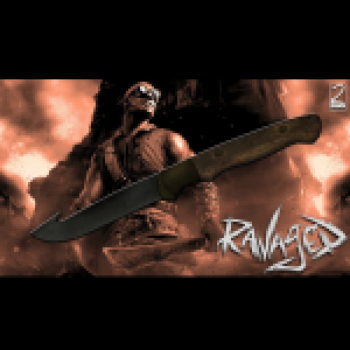 Ravaged Throwing Knife