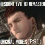 Модели из Resident Evil PS1 для Resident Evil HD Remaster