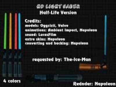 Lightsabers Pack + Player Model Darth Vaider