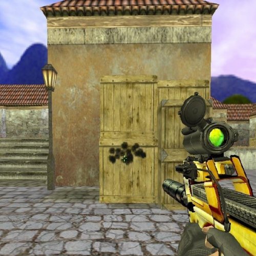 Fire P90 With Green Scope