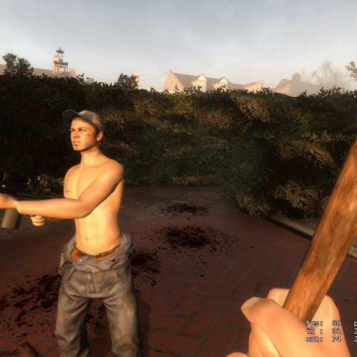 Ellis shirtless