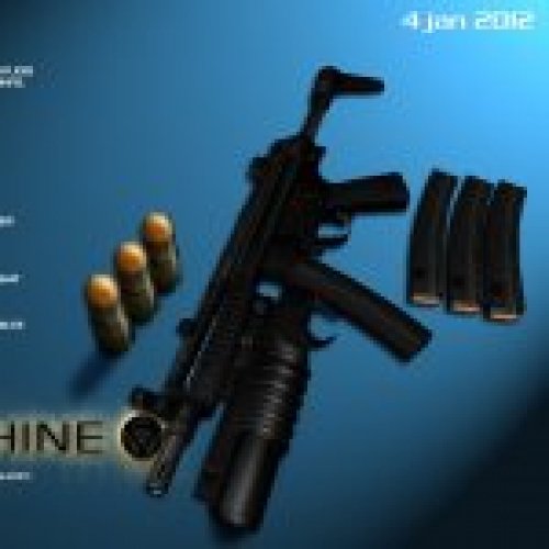 HK MP5A7 with short M203