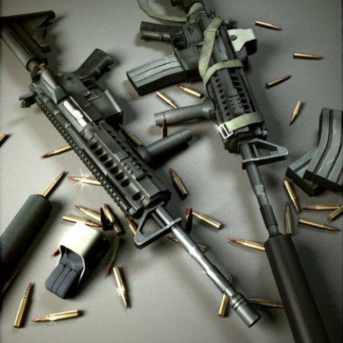 -UPDATE- Slinged M4 RIS 4 models variations