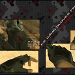 KS Black  Red Camo Gloves