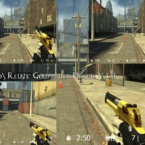 Ka1nos Relistic Gold Plated Deagle