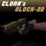 Cloak&acute;s Glock-22 Golden