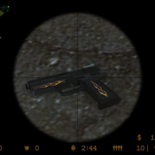 USP Black With Flames