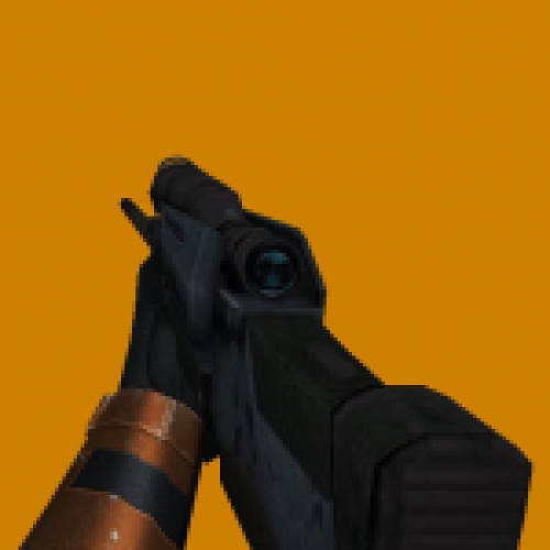 HL2 EP2 Sniper rifle v-model