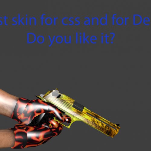 Funny Gold Deagle skin
