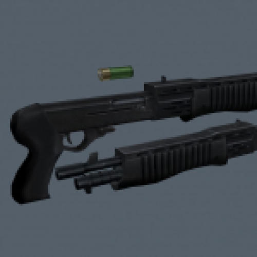 SPAS-12 No stock Gray