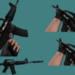 Black Headshot M4