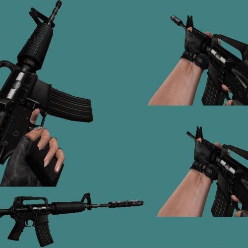 Black Headshot M4