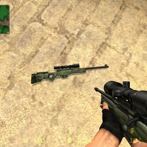 Default AWP Woodland Camo