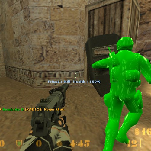 Spider-webbed default hands