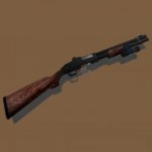Remington M870 with flash