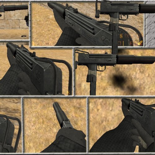 Silenced MAC-10 on mike anims