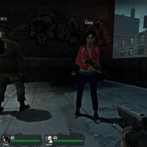 Zoey TF2 Styled Cleavage