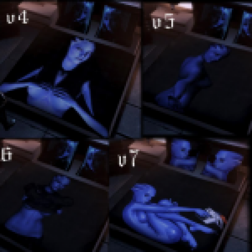 Liara's Pillows and blanket (v.3 - v.7)