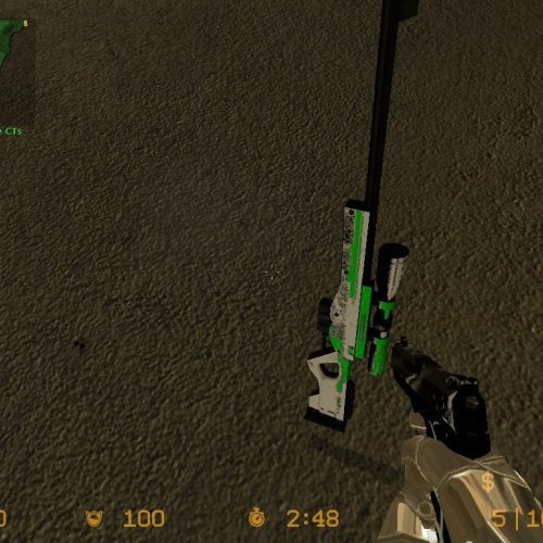 White and green awp