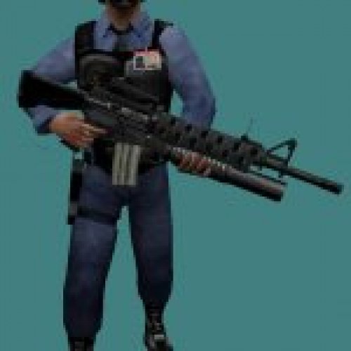 Barney model with M16
