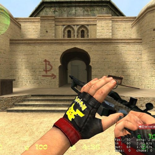 Black_And_Red_Pokemon(childish)_Gloves