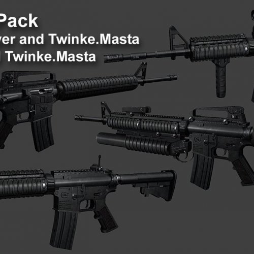 M4,_M4med,_M16,_and_M16M203_Pack