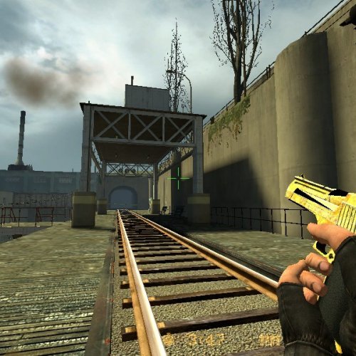 Worn Away Gold Deagle
