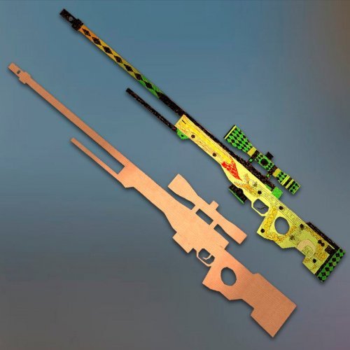 Cardboard AWP Dragon Lore