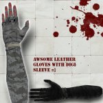 digisleve leather hands arm