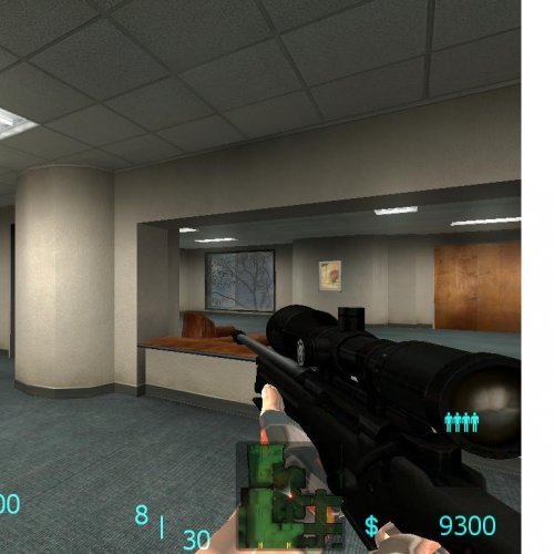 Black AWP with White Barrel