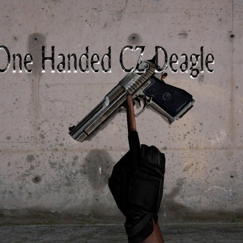 One handed CZ Deagle