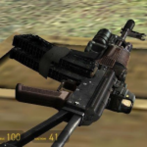АК-74 с ГП-25 и EOTech