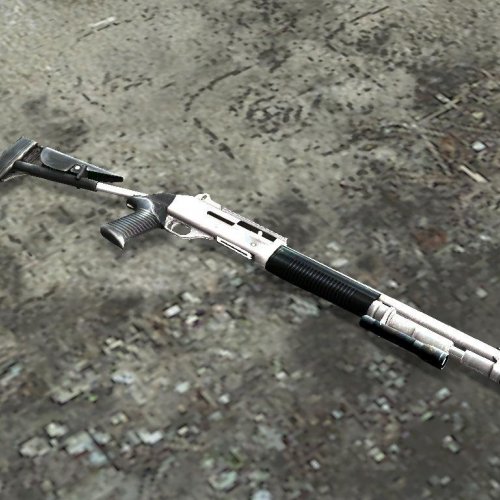 Two_Toned_Chrome_Silver_Autoshotgun