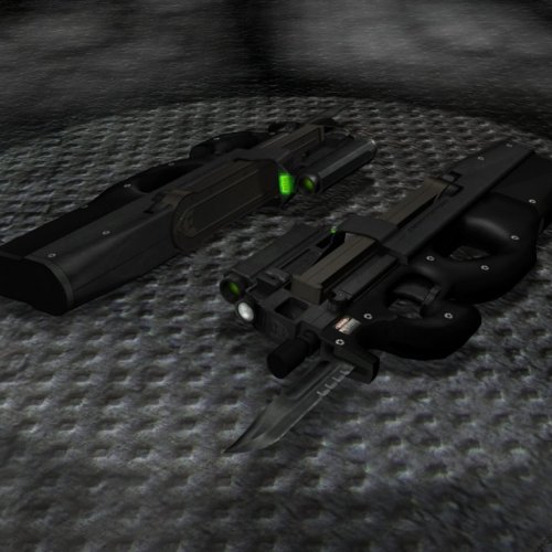 DarkElfa Wooden P90 MK II