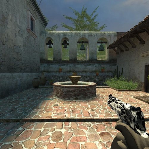 Worn Torn Grey Camo Deagle