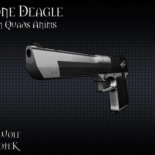 Two-tone Deagle on Quads Anims