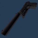 Beretta M92F with lasersight