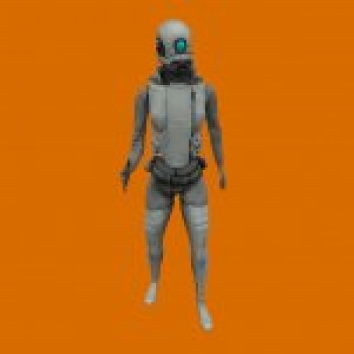 HL2 Beta Combine assassin blue eye