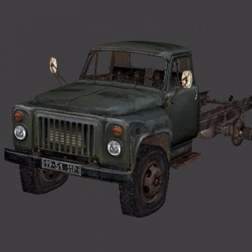 Разбитый Газ-53