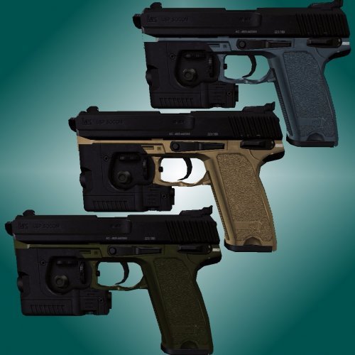 HK USP SOCOM .45 ACP (3 skins)