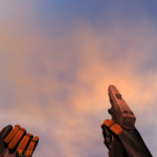 Unsilenced Glock