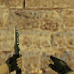 Cs 1.6 Knife. Gray White Blood
