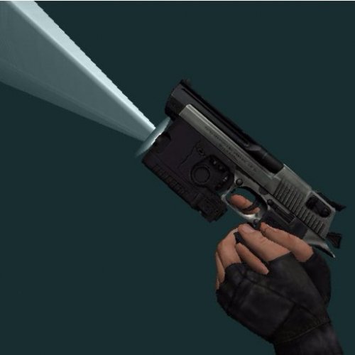 Desert Eagle With Light (only v_)