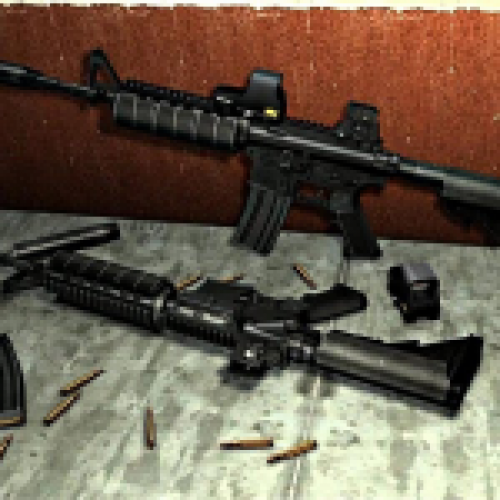 M4 с коллиматорным прицелом EOTech