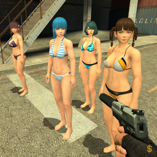 DOA6 Girls as hostages