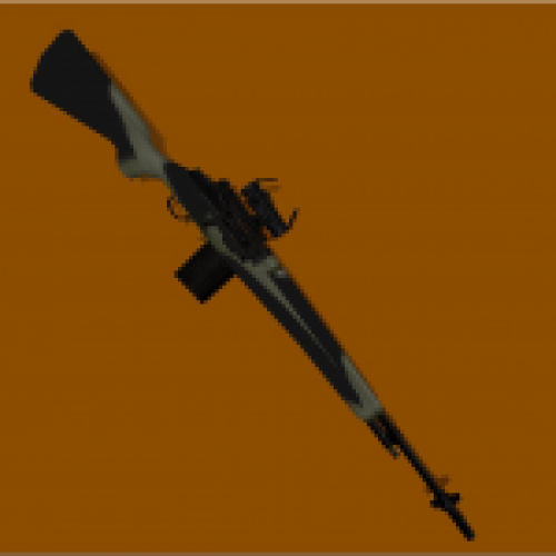 M14A3 Camo with red Aimpoint